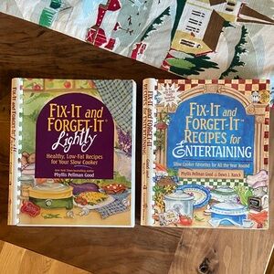 Fix-It and Forget-It Cookbooks Slow Cookers Crockpots Recipes for Entertaining